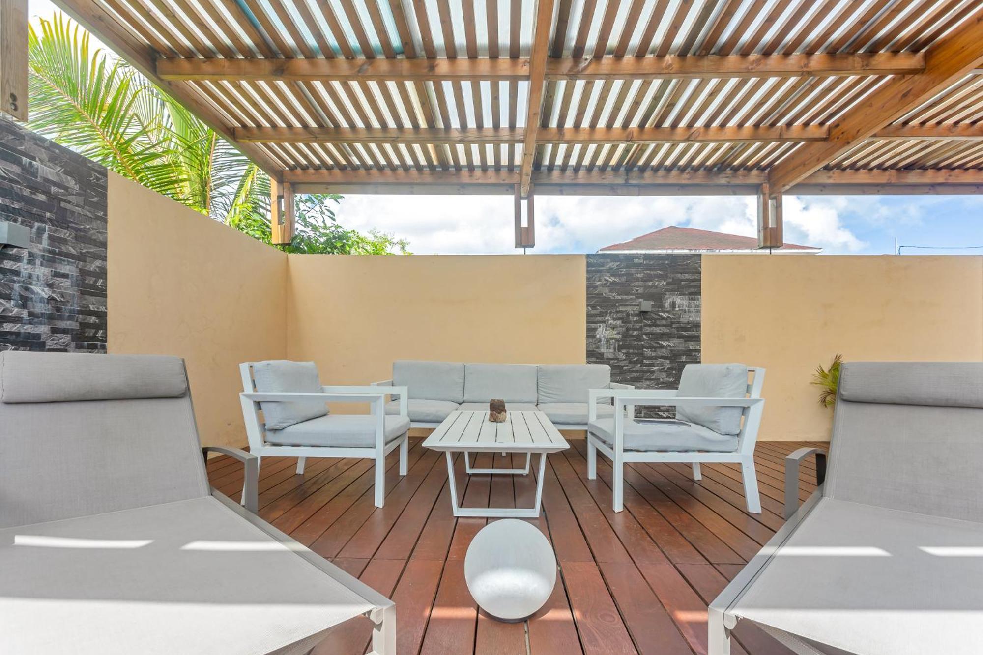 Villa Jasmin Standing Piscine Chauffee 4 Ch 9 Pers Baie-Mahault Bagian luar foto